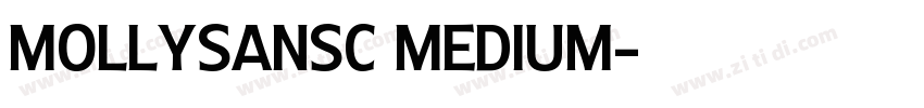 MollySansC Medium字体转换